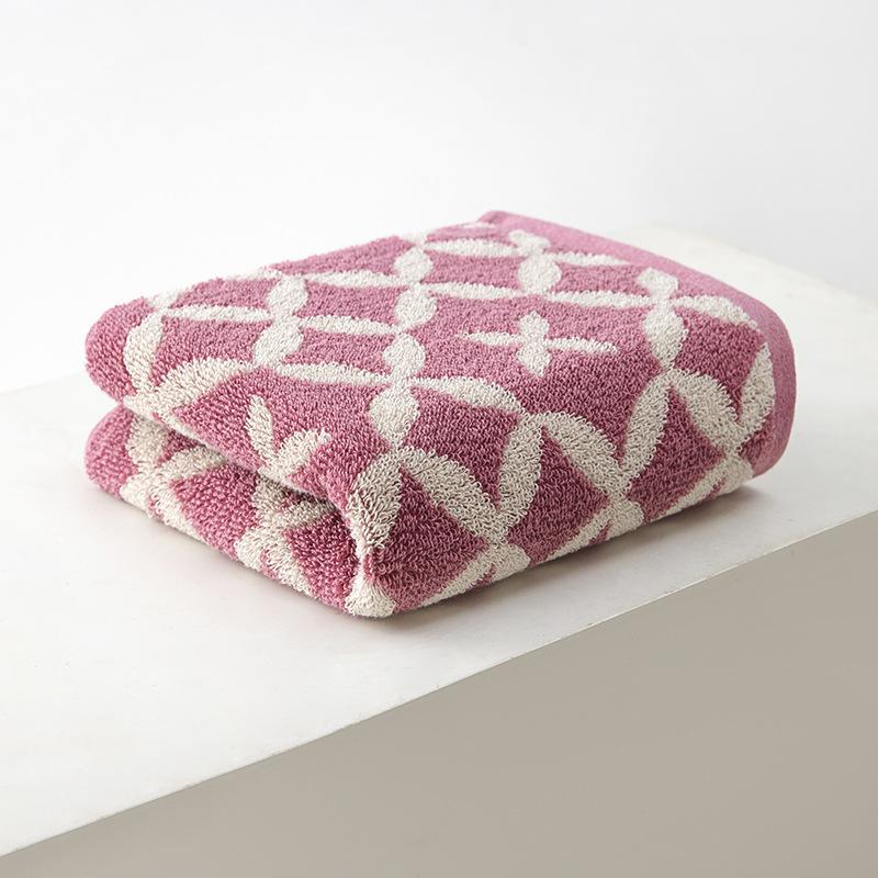 

Pure Cotton Jacquard Adult Good Towel Thickened Face Towel Plush Large Moisture-wicking Towel Durable Durable Useful 34*75