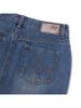 Kirsh Basic Denim Mini Skirt [Light Blue]