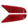 For NISSAN SERENA C27 2017 2018  Red Plastic Rear Tail Fog Lamp Light Warning Reflector Trim-M53K