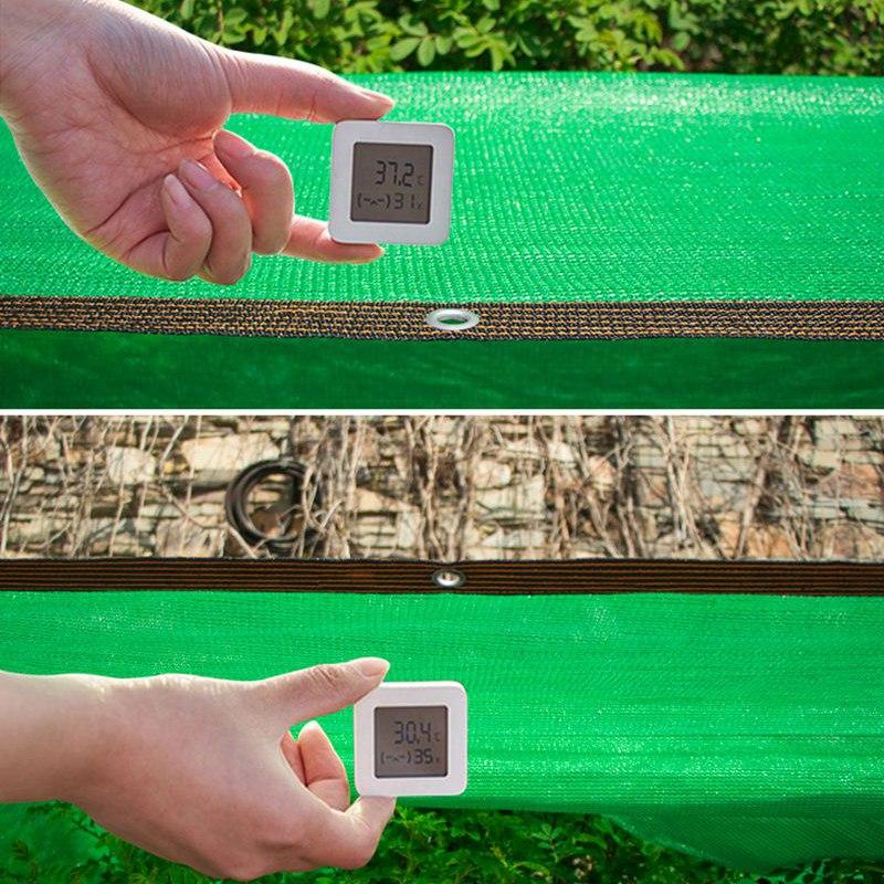 Green Sunshade Net Anti-UV Garden Balcony Plant Shade Cover Net Outdoor Patio Car Sun Shade Canopy Swimming Pool Shade Cloth