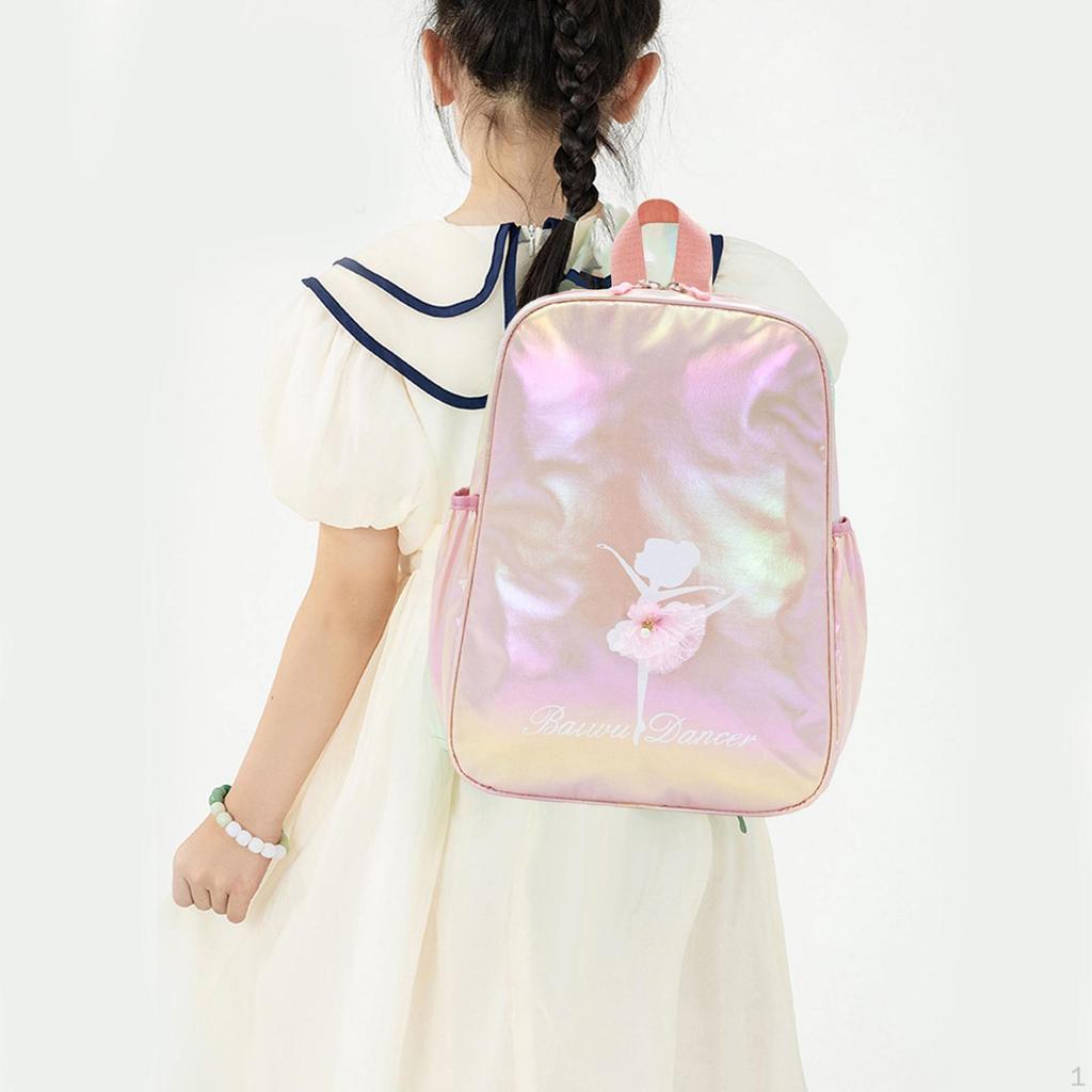 Ballet Dance Backpack Adjustable Shoulder Strap Girls Ballerina Bag for Dancing