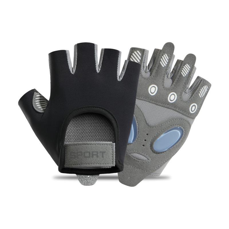 Ademende Mesh Halve Vinger Fitnesshandschoenen voor Mannen & Vrouwen - Antislip, Anti-Eelt, Ideaal voor Gym, Yoga, Fietsen en Sport