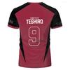Anime Haikyuu Nekoma Jersey Uniform T-shirt Kozume Tetsurou Kuroo Cosplay Costume High School Volleyball Club Men Sportswear Tee