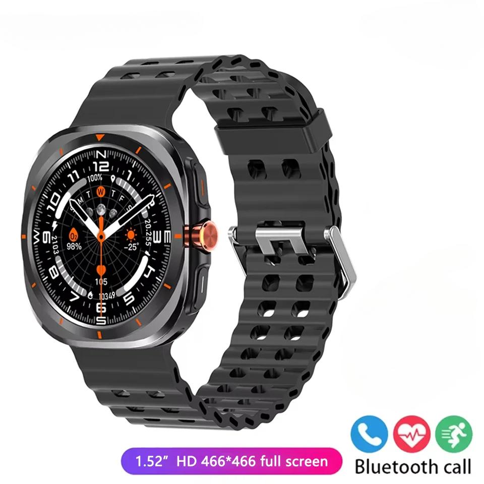 

Умные часы 1,52-дюймовый AMOLED HD-дисплей Bluetooth разговор спортивные умные часы мужские женские часы чёрный