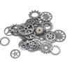 Zinc Zinc Alloy DIY Jewerly Accessories 10 Color Mixed Gear Decoration Punk Steam Gear Pendant  Craft Lovers