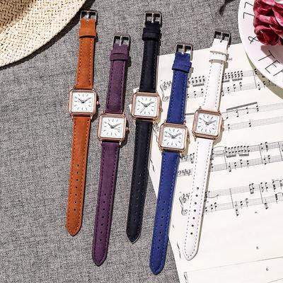 Neu Uhren für Frauen Damen Quarzuhr Leder Marke Uhren Platz Handgelenk Uhren Neue Mode Montre Femme Uhr Leuchtende