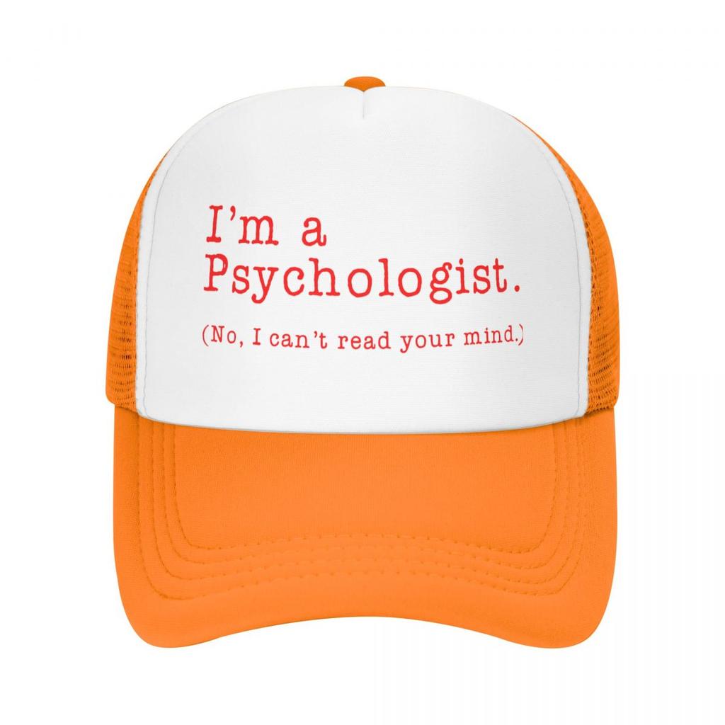 Jestem Psychologiem Nie Nie Potrafię Czytać w Twoich Myślach Czapka Baseballowa Hip Hop Regulowana Czapka Truckerka Psychologa Jesienne Czapki Snapback
