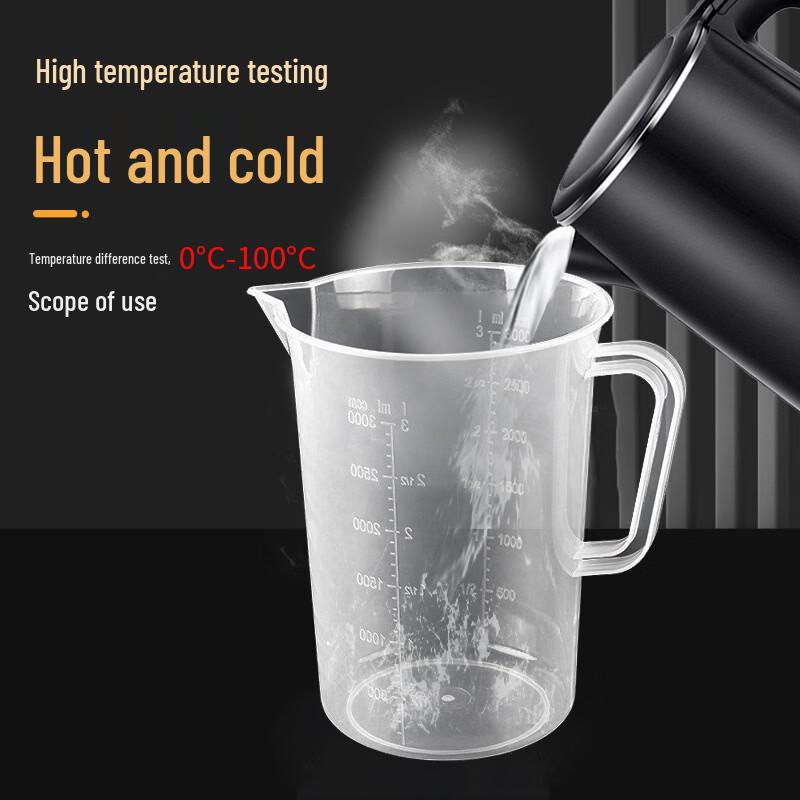 PP Plastic Measuring Cup with Handle and Scale