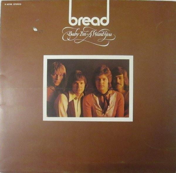 LP Record BREAD - Baby I'm-A Want You K42100 Elektra UK Rock Used