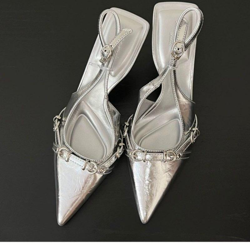 Женские босоножки на высоком каблуке — фото 6