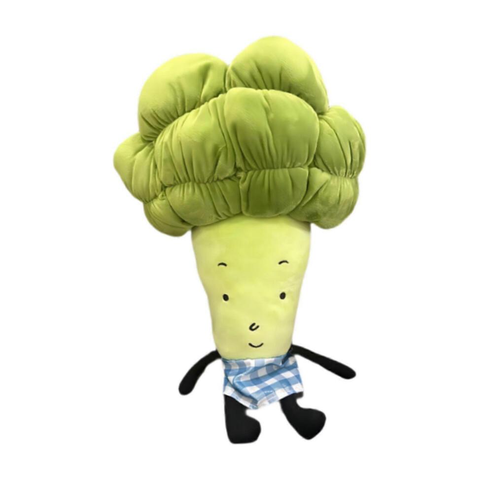 Plush Toy Broccoli Adorable Stuffed Vegetable Plush Toy for Car Office Couch