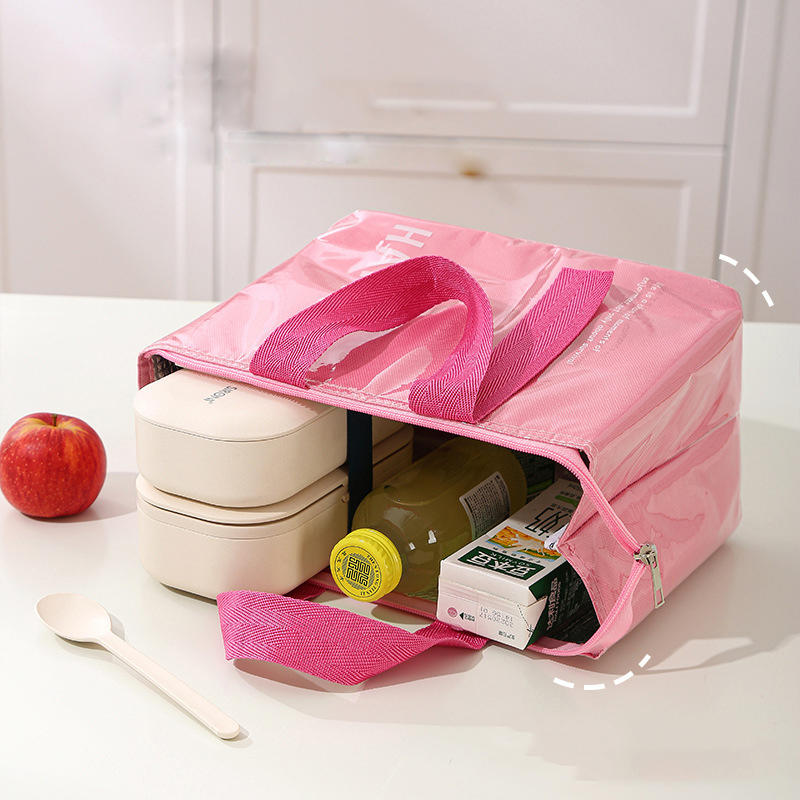 Cute Insulated Lunch Bag Camping Food Drink Cooler Bag Picnic Travel Bag Waterproof Food Storage Box For Student Office Worker