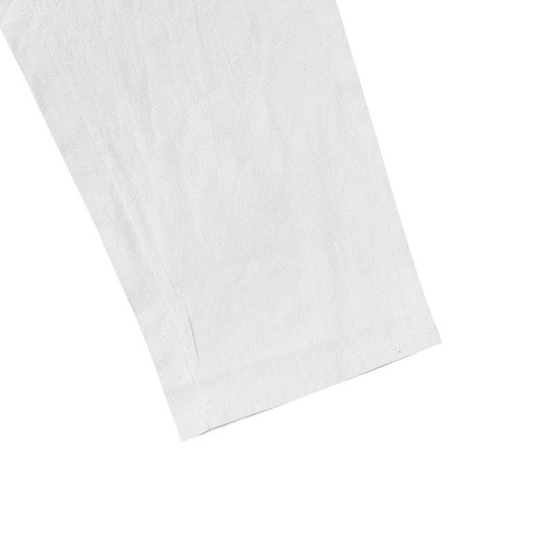 Cross-Border Men's Cotton Linen Drawstring Beach Pants.