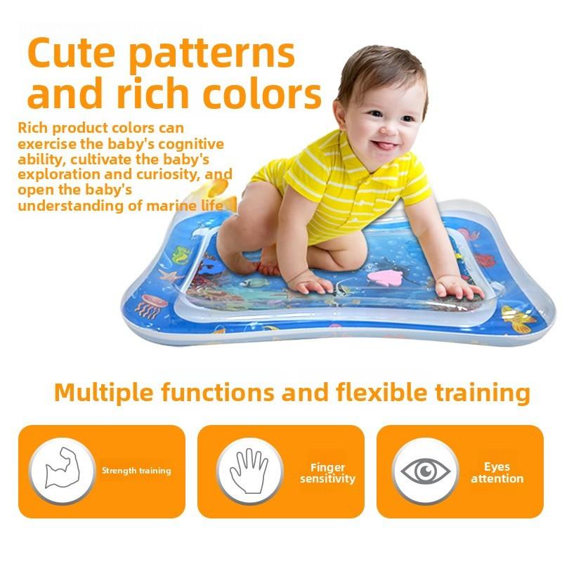Inflatable Baby Water Play Mat With Refillable Pvc For Crawling Development And Baby Gift