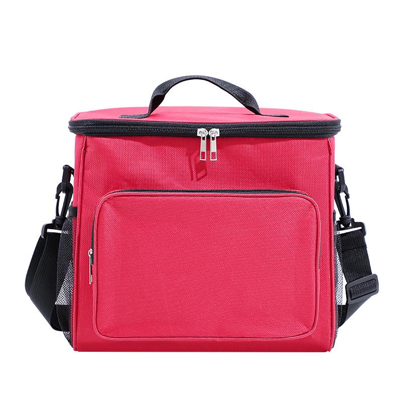 Double-Layer Insulated Lunch Bag - Handheld Crossbody for Outdoor Use
