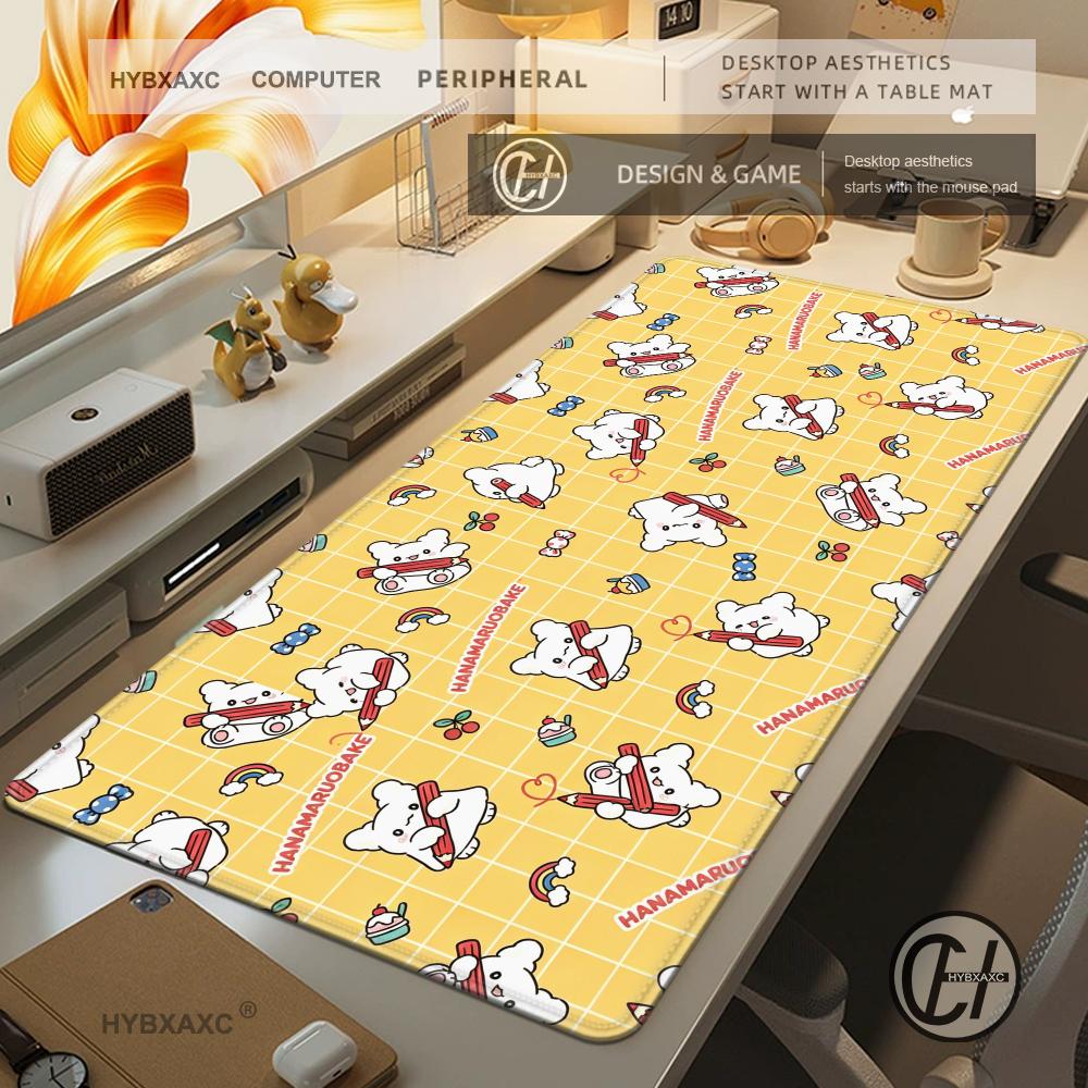 Cute Shhanamaruobake Mouse Pad Computer Laptop Rubber Nonslip Mouse Mat Big Mouse Pad Gamer Decoracion Desk Mat Hybxaxc