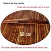 UOISO Handmade Carbonized Cedar Wood Pot Lid