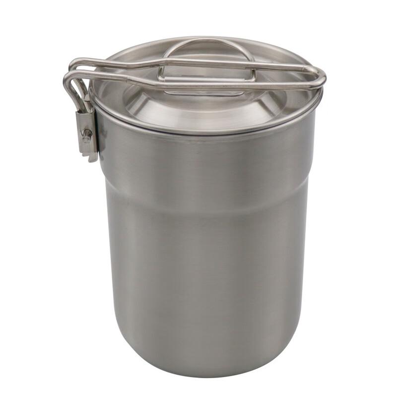 Outdoor Foldable Stainless Steel Coffee Cup with Lid