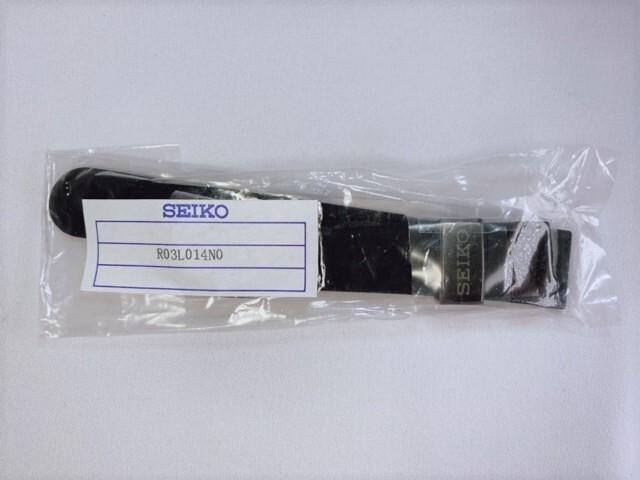 SEIKO R03L014N0 Prospex 20mm Silicone Band Black for SBDY091/4R35-04R0