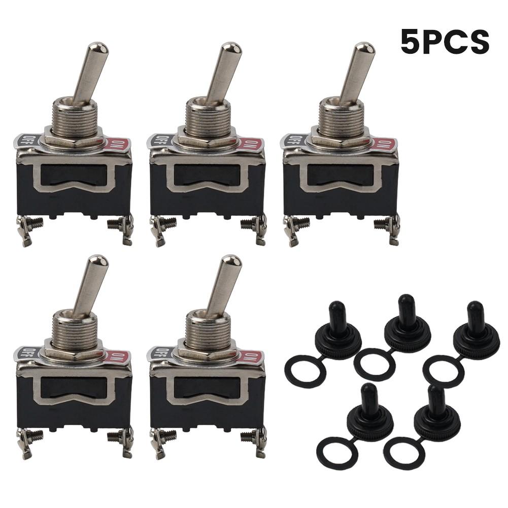 12V SPST For Toggle Switch with Silver Contacts 50000 Cycle Mechanical Life