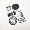 Clocks Camera Clear Stamps Transparent Seal 11x16cm Silicone Seal TPR Roller Stamps DIY Scrapbooking Cards