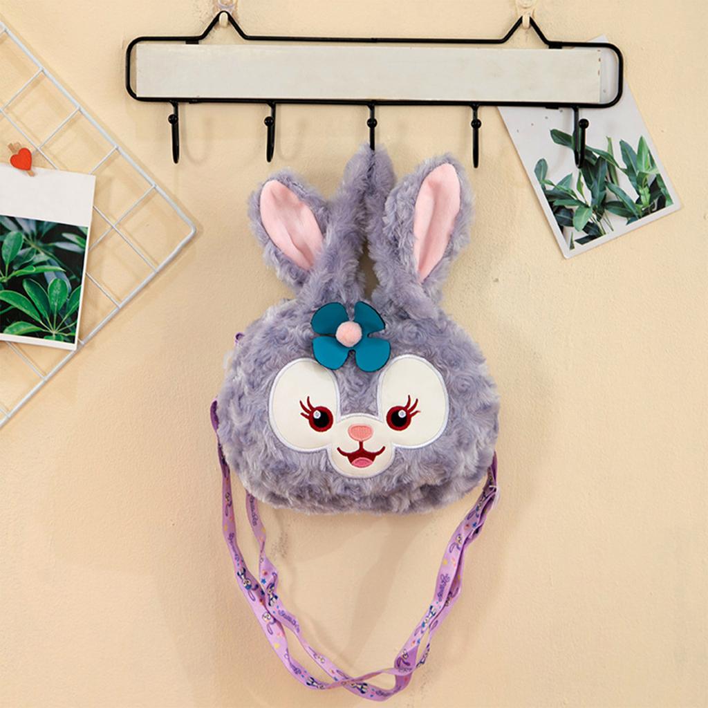 Cartoon-Muster Kurzes Plüschtasche Einzelne Umhängetasche, Crossbody-Tasche Aufbewahrung Hüfttasche