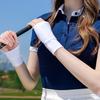 Thin Half Finger Golf Gloves Elastic Ice Silk Mittens Sports Sunscreen Gloves  Outdoor