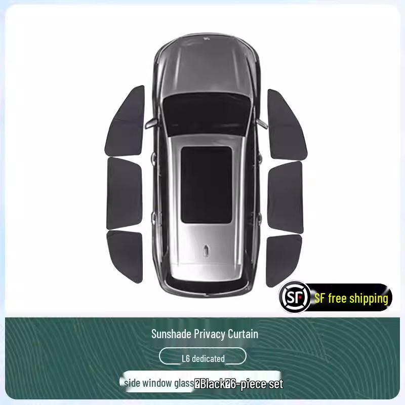 Ideal L6L9 Car Sunshade: Heat Insulation, Privacy, and Light-Blocking Curtain