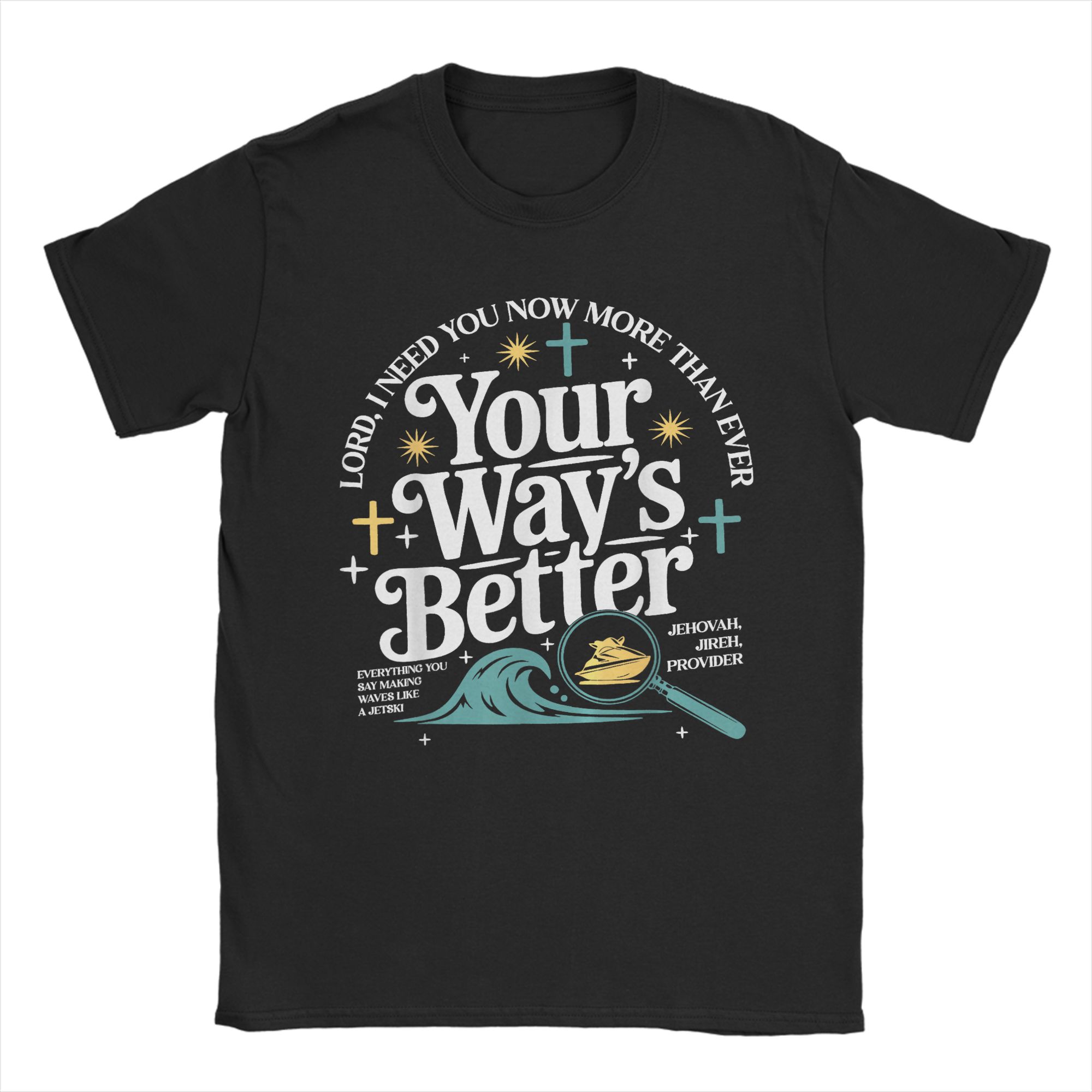 

Casual TShirt Summer His Way is Better Christian Butterfly Hip Hop T Shirts 100 Cotton Tshirt for Male Basic Plus Size Tees 4XL