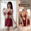 Sexy Underwear, Sexy Lace with Chest Pad, Ice Silk Suspender, Nightdress, Backless, Pure Desire Pajamas, Satin Loungewear