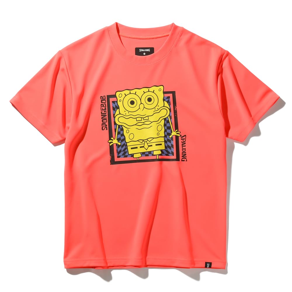 

Spalding Junior SpongeBob SquarePants Checkered Flag Coral T-Shirt, Size 140 (SJT25063S)
