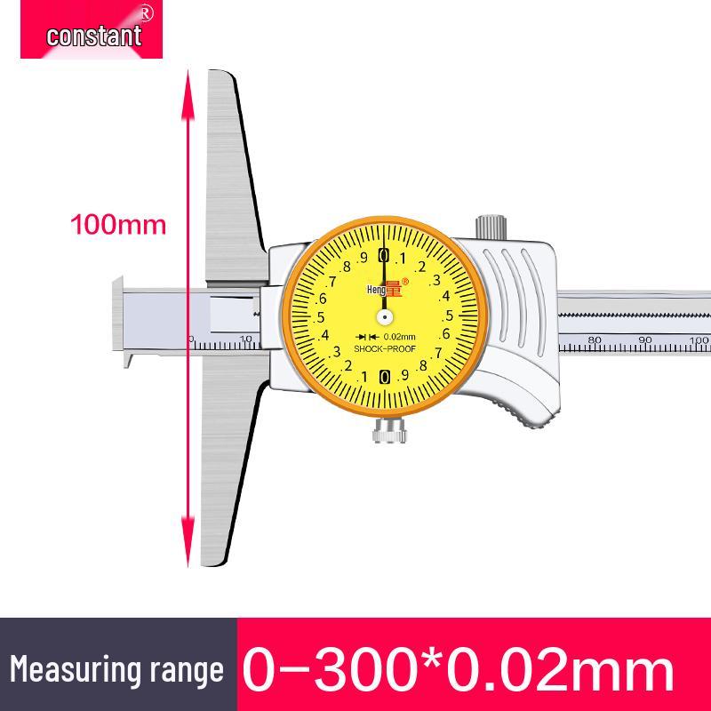 Constant Weight Depth Gauge with Hook & Dial, 0-150/200mm, Single/Double Hook Caliper