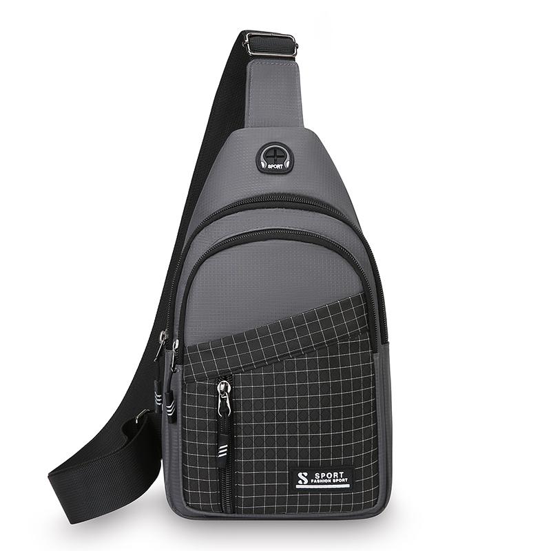 Men's Fashion Chest Bag - Large Capacity Crossbody Sling for Daily Wear, Work & Travel