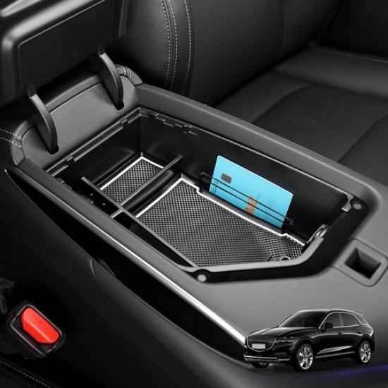 Armrest Box Storage Central Console Tray Organizer For Genesis GV70 -2025