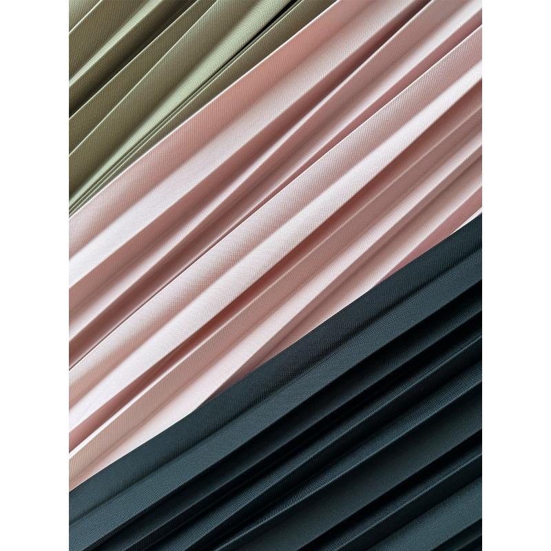 Spring and Autumn Women's Skirt High Waist Slim Pleated Skirt Fashion Versatile Half-body Skirt Draped Long Skirt