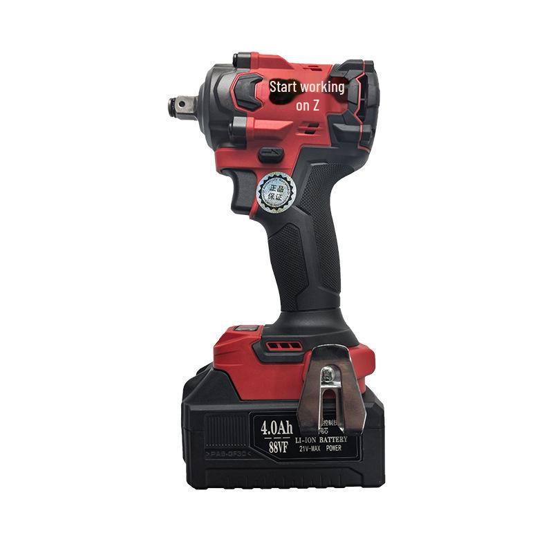 "High-Torque Brushless Electric Wrench with Lithium Battery – Ideal for Woodworking, Photovoltaic Installation, and Auto Repair"