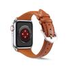 Schlankes dünnes echtes Lederarmband für Apple Watch Serie Kleine Dornschließe Universelles Uhrenarmband