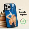 Coque de téléphone Singer S-Sabrina C-Carpenter Pour iPhone17,16,15,14,13,12,11 Plus,Pour Couverture de Charge sans Fil Magnétique