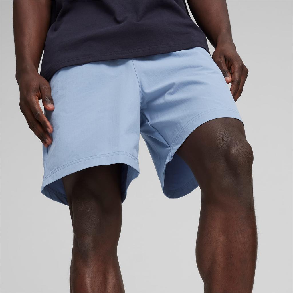 Puma Mmq Logo Lace Loose Comfortable Casual Shorts Men shorts Zen-Blue 624008-20