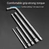 Socket Ratchet Wrench Extension Bar Set - Long Steering Sleeve, Connecting Rod & Accessories for Wrench Tools