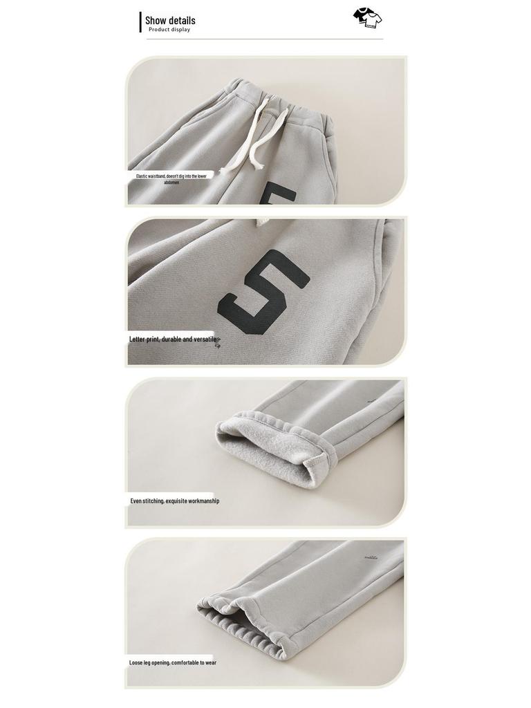 Kinder-Fleecehosen im koreanischen Stil 2025 – Trendig und hautfreundlich für Jungen und Mädchen, perfekt für Herbst und Winter.