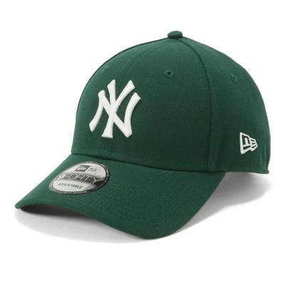 New Era 9FORTY MLB NY Dark Green Free Size Neyyan Size Cap, 940, Dgreen, White, 25J.