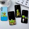K-Kermit the Frog Phone Case For Samsung Galaxy A73,21,22,32,71,53,52,51,80,5G Soft Black Cover