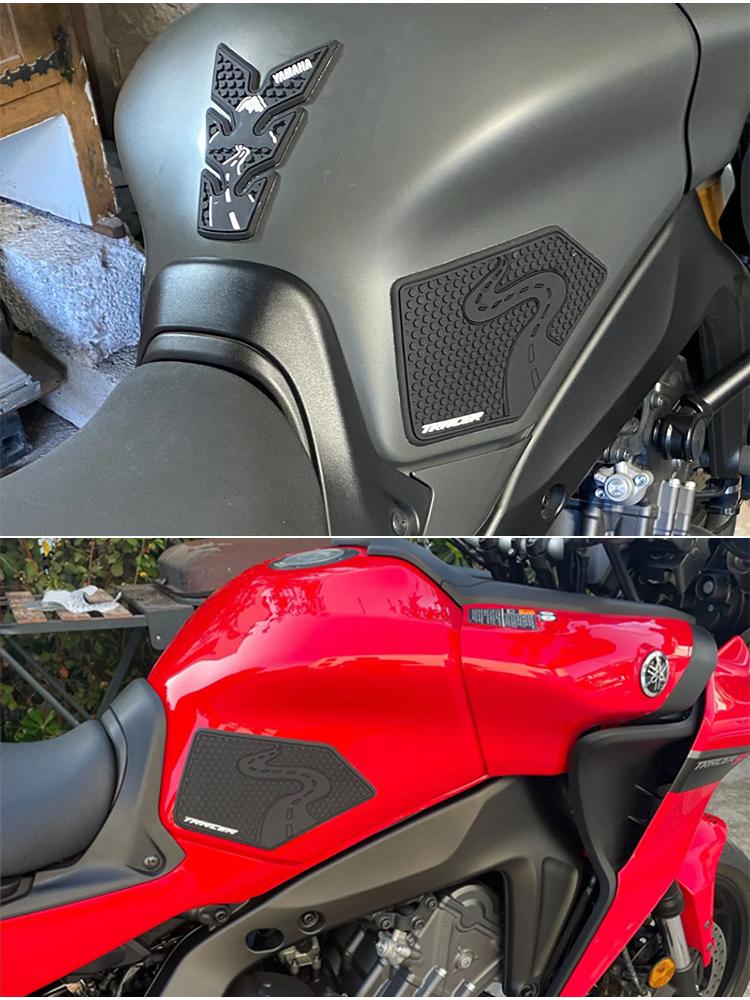 For YAMAHA tracer9 GT TRACER9 TRACER 9 GT 2021-2023 Motorcycle Rubber Waterproof fuel tank pad Non-slip Stickers