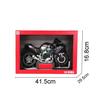 Gift Box Spray 1/6 Scale Kawasaki H2R H2 Racing Motorcycle Alloy Diecast Model Car Collections Hobby Decoration Gifts with Husband Boy