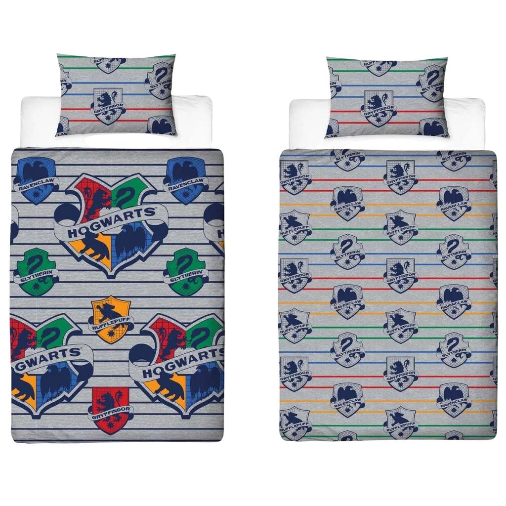 Harry Potter Hogwarts Reversible Duvet Set