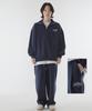 Konsenteu12 Two-Tuck Wide Sweatpants Navy