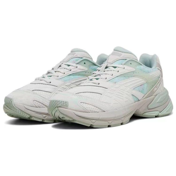Puma Velophasis Rerooted Unisex Sneakers Grey Sedate-Grey Green-Fog 393164-01