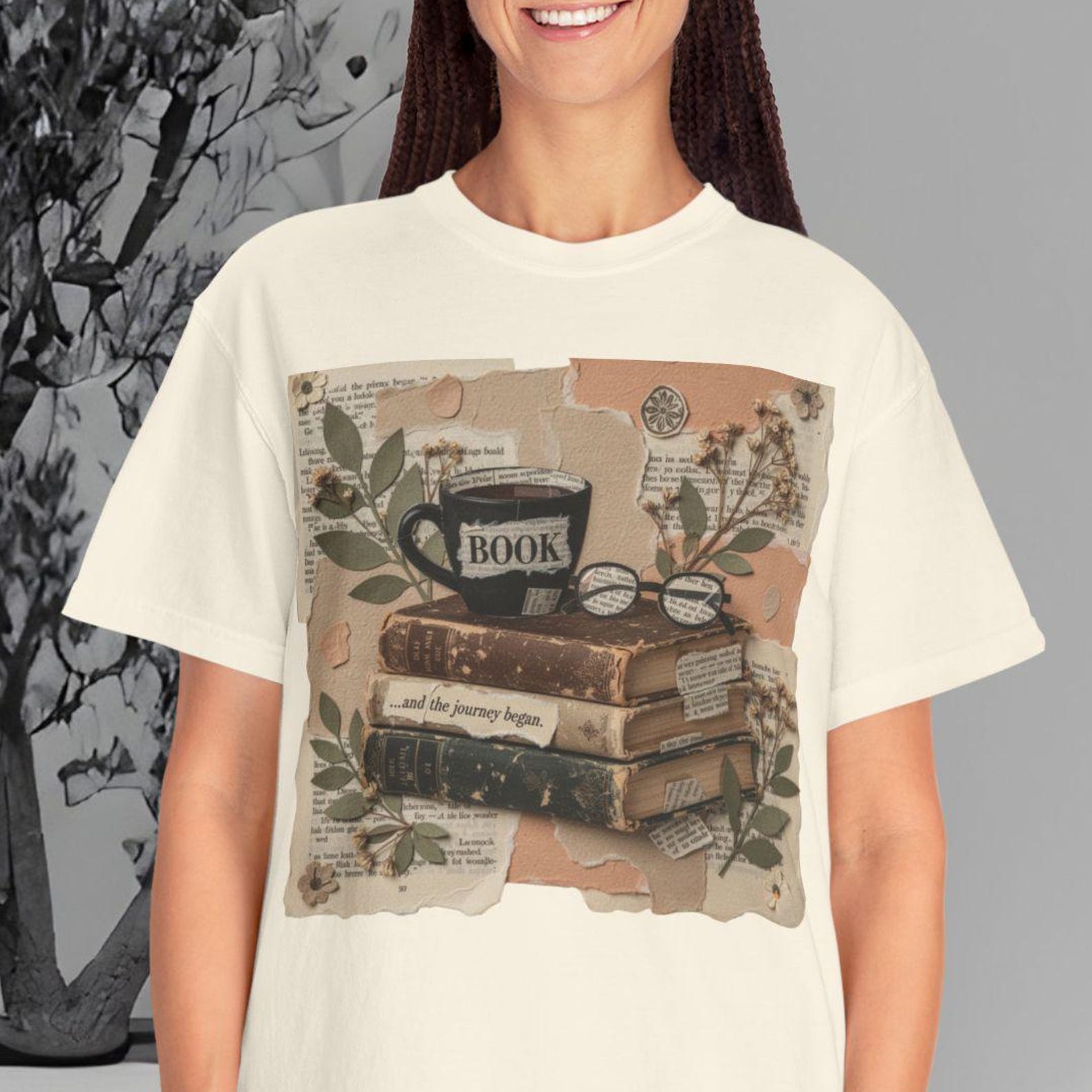 Comfort Colors Book Lover Shirt, Books Coffee T shirt, Cozy Reader Gift, Book Stack Tee, Bookish Shirt, Library Reader Tee, Bookworm Gift M