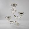 Metal Fruit Bowl with Tree-Shaped Structure Frame Naturethemed for Entryway